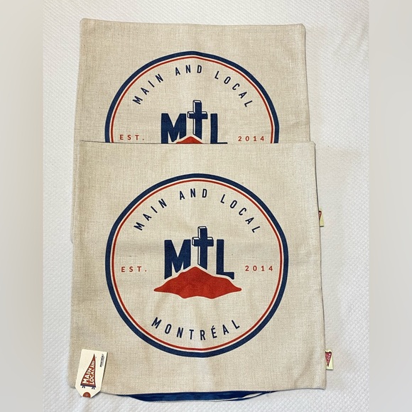 Set of 2 MtL Main and Local cover pillows | New | 44x44 cm. - Picture 2 of 2